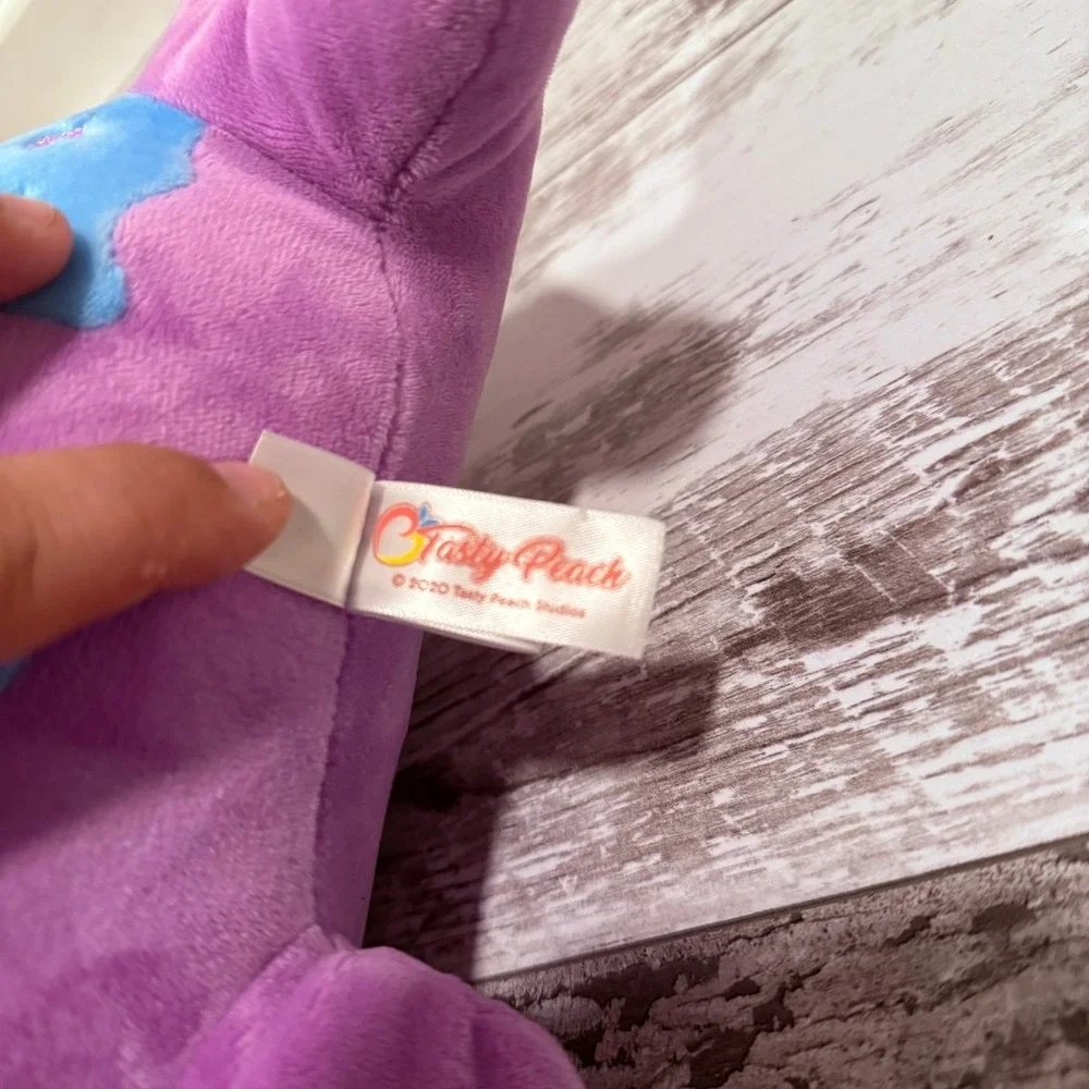 Tasty Peach Studios Aurora x Seaworld Purple Narwhal Ice Cream Cone‎ Star Plush